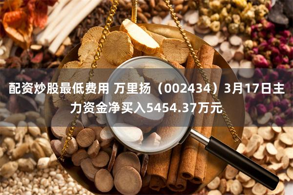 配资炒股最低费用 万里扬（002434）3月17日主力资金净买入5454.37万元