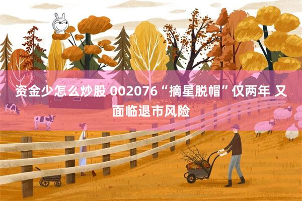 资金少怎么炒股 002076“摘星脱帽”仅两年 又面临退市风险