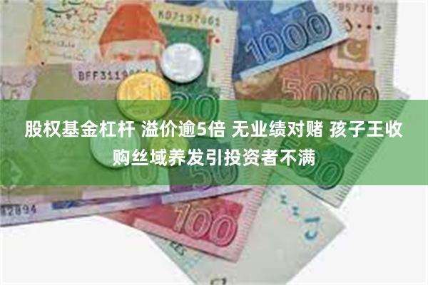 股权基金杠杆 溢价逾5倍 无业绩对赌 孩子王收购丝域养发引投资者不满
